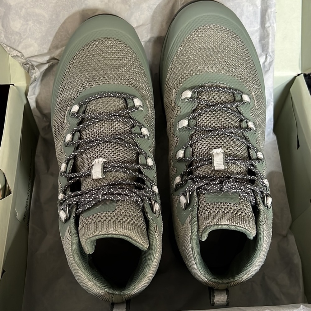 NWT REI Co-op Flash Hiking Boots Women's Dusty Olive/Gray - Picture 5 of 7